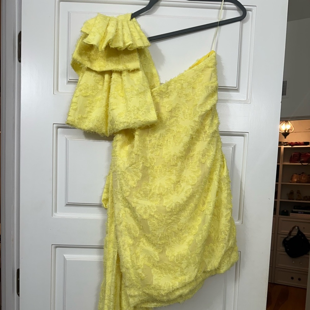 Atoir Guiding Light Dress Yellow Bow Detail - Picture 4 of 5